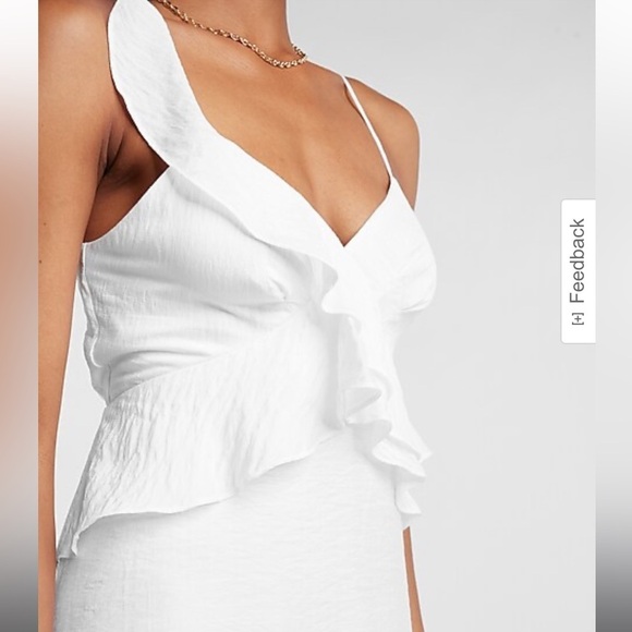 Express White Maxi Dress - Picture 3 of 5